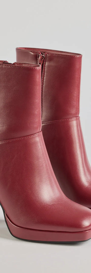 
Upgrade your style game for 2025 with the Amp It Up Faux Leather Platform Boots in wine, perfect for any fashion-forward wardrobe.