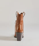 
Upgrade your style game for 2025 with the Chic Western Studded Faux Leather Booties in tan, perfect for any fashion-forward wardrobe.