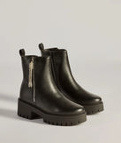 
Upgrade your style game for 2025 with the Grit And Glam Faux Leather Combat Lug Booties in black, perfect for any fashion-forward wardrobe.
