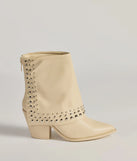 
Upgrade your style game for 2025 with the Stylishly Studded Faux Leather Fold-Over Booties in beige, perfect for any fashion-forward wardrobe.