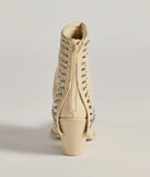 
Upgrade your style game for 2025 with the Stylishly Studded Faux Leather Fold-Over Booties in beige, perfect for any fashion-forward wardrobe.