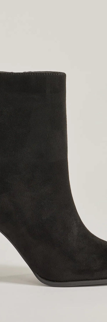 Back To Basics Block Heel Ankle Booties