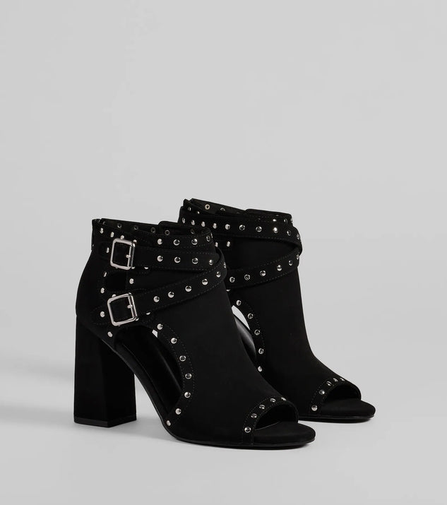 Shop Windsor Daring Details Studded Ankle Booties Online – Trendy & Affordable Fashion