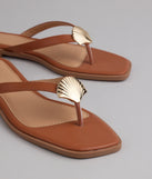 Golden Hour Seashell Sandals