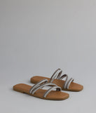 Sparkling Delight Rhinestone Strappy Sandals
