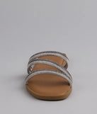 Sparkling Delight Rhinestone Strappy Sandals