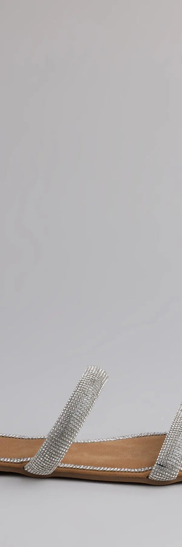 Step Into Glam Rhinestone Sandals