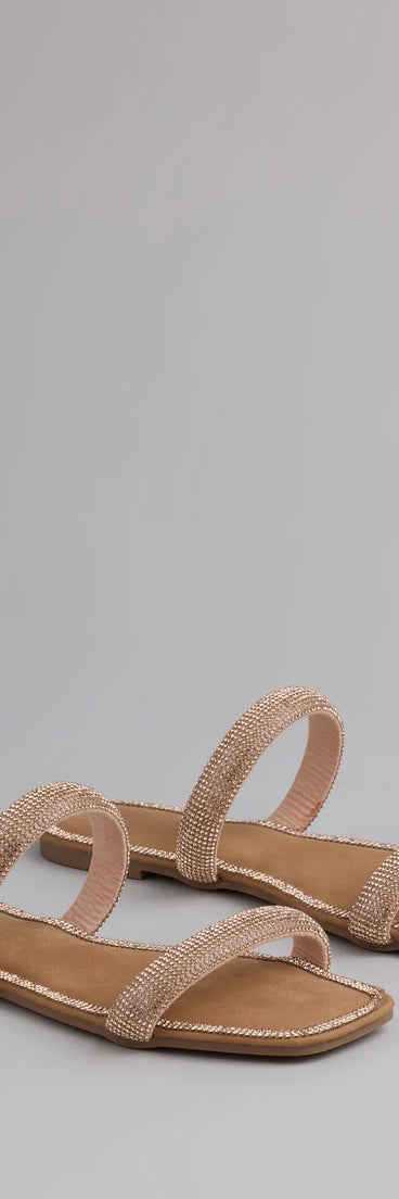 Step Into Glam Rhinestone Sandals