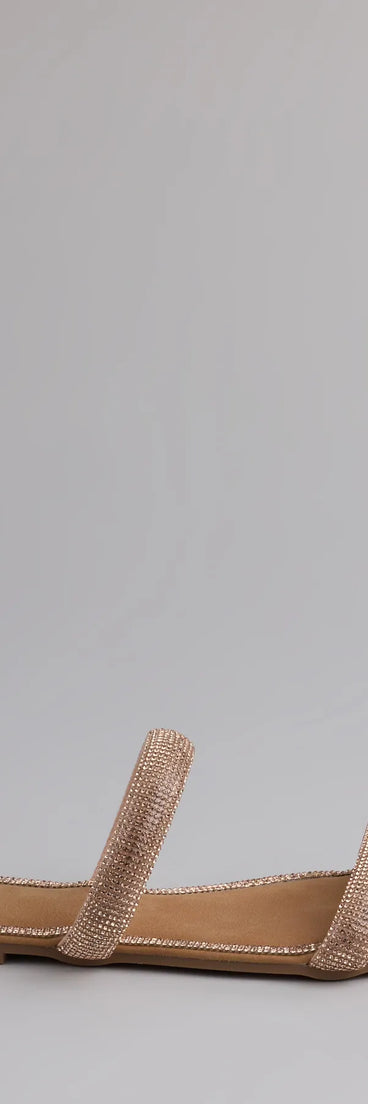 Step Into Glam Rhinestone Sandals