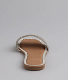 Elevate warm-weather looks with Dazzle Me Rhinestone Square Toe Sandals in silver, a pair of trendy sandals bringing chic, modern flair to every step.