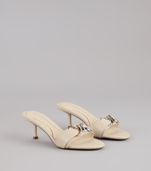 Shop Windsor Double Take Hardware Kitten Mules Online – Trendy & Affordable Fashion