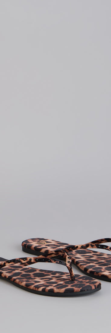 Casual Glow Satin Thong Sandals