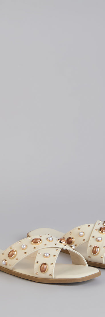 Casually Polished Criss Cross Sandals