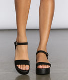 Standing Tall Flat Platform Sandals