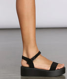Standing Tall Flat Platform Sandals