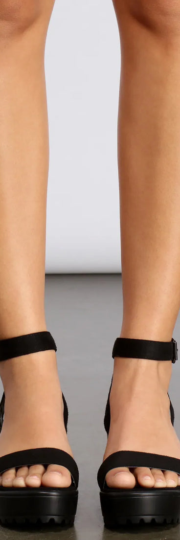 Taking Time To Chill Platform Sandals