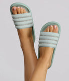 Straight Chillin' Rhinestone Slides