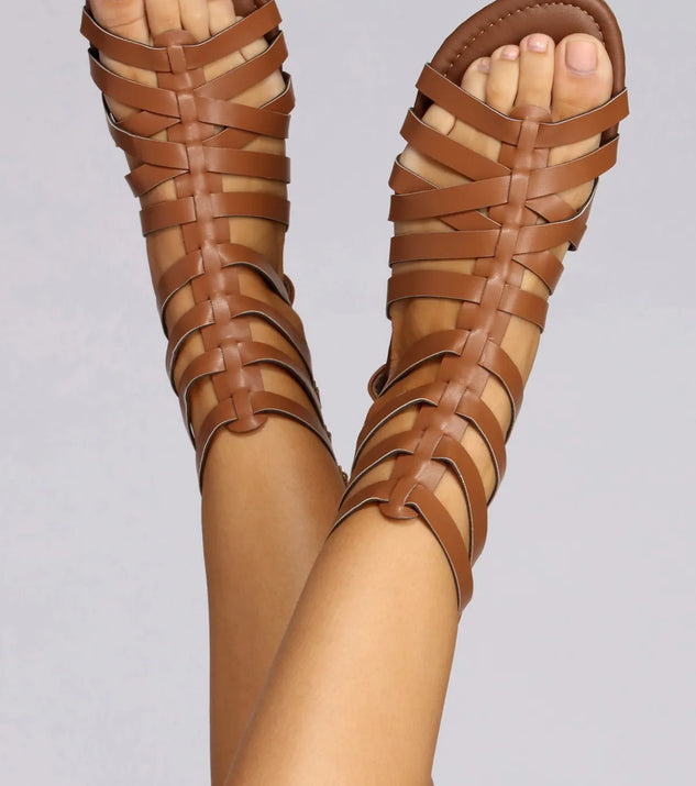 Locked In Gladiator Sandals