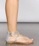 Goddess Mood Metallic Braided Sandals