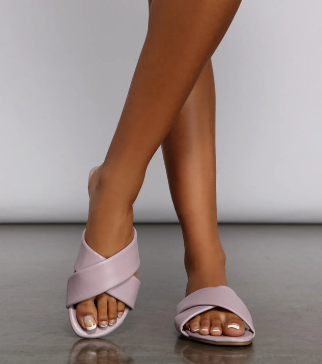 Chic Trendsetter Slip-On Sandals