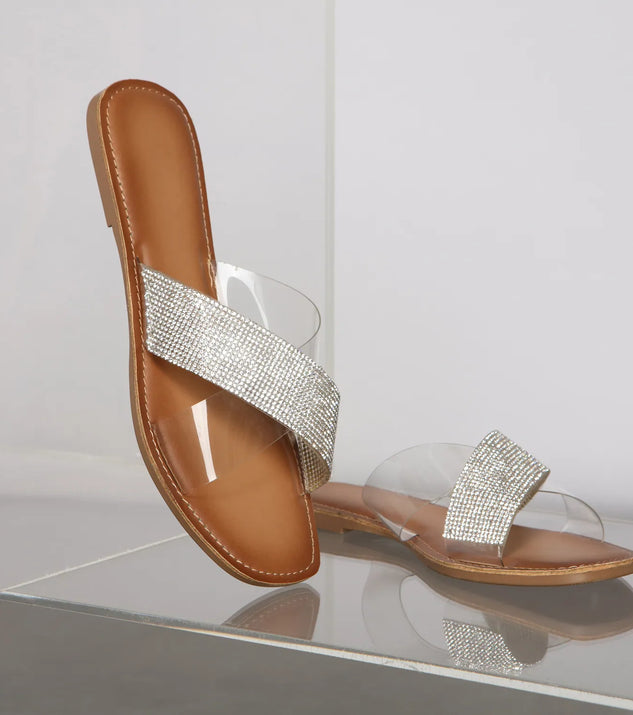 Bling It On Rhinestone Sandals