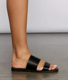 Trendy Babe Faux Leather Sandals
