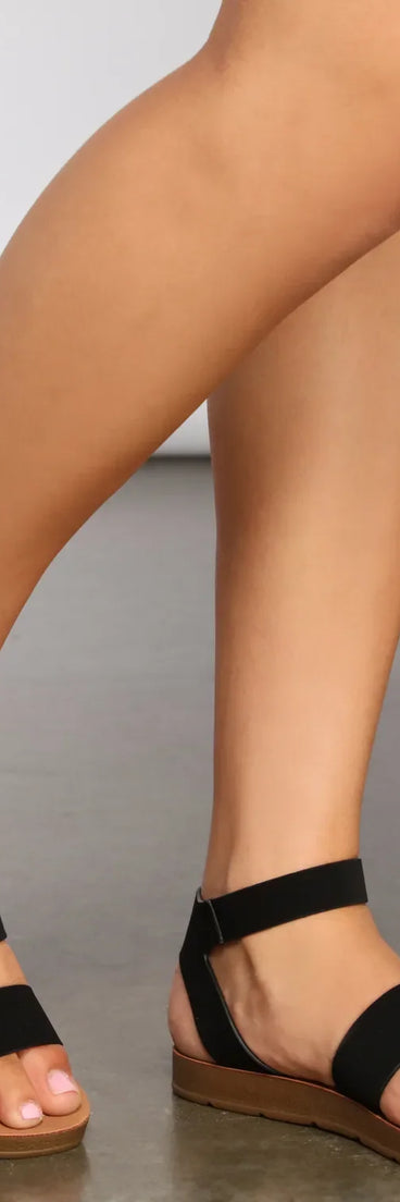 Triple Band Open Toe Sandals