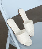 Summer Ready Quilted Sandals