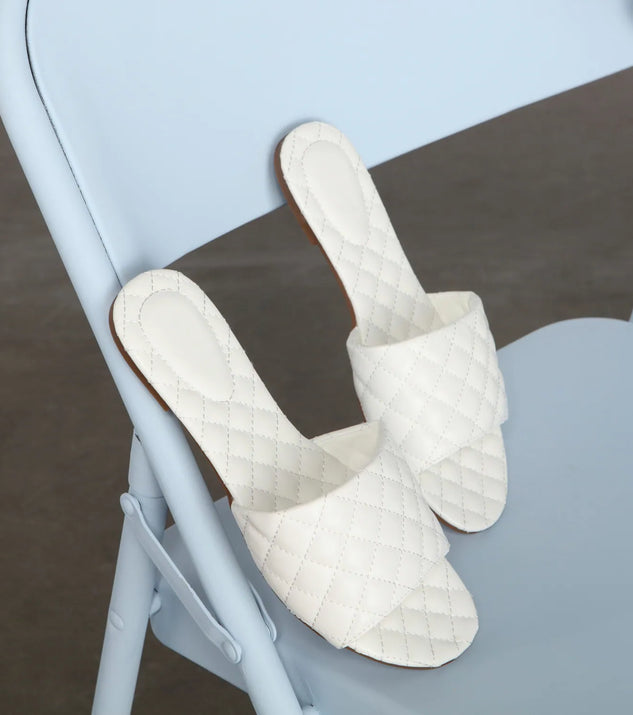 Summer Ready Quilted Sandals