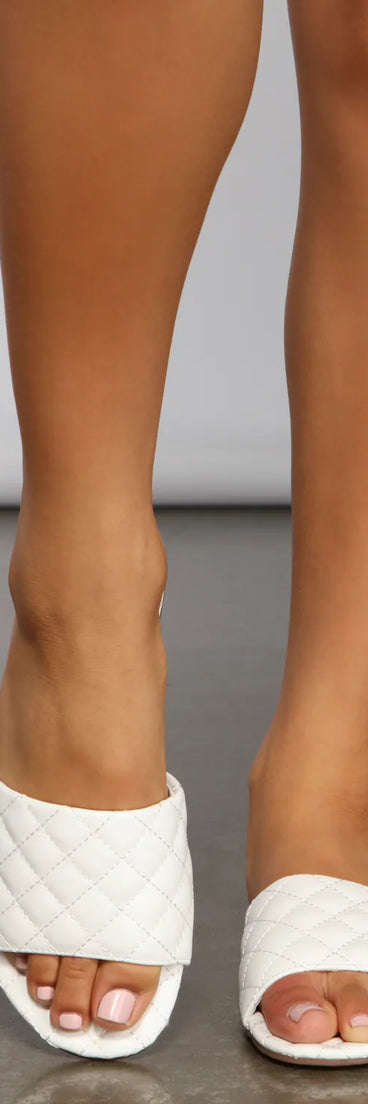 Summer Ready Quilted Sandals