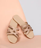 All the Bling Rhinestone Sandals