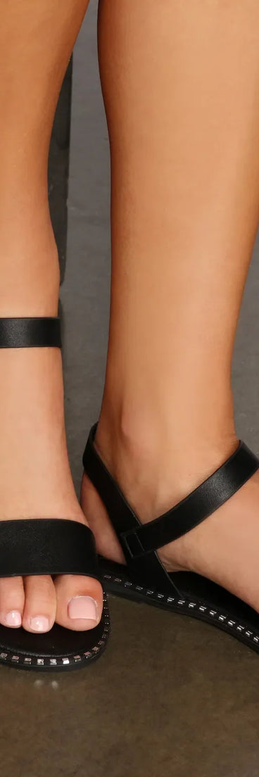 Chic Studded Strappy Sandals