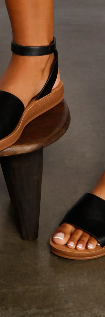 Don't Call It Basic Strap Sandal