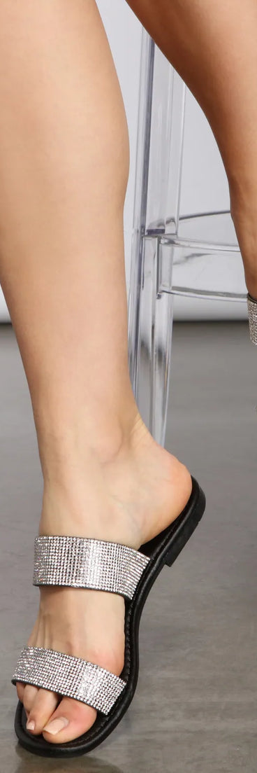 Bring The Sparkle Rhinestone Sandals