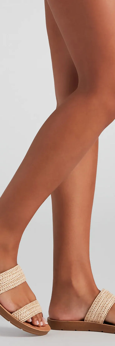 Summer Lovin' Basket Weave Sandals