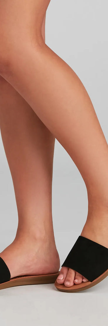 Let It Slide Single Band Sandals