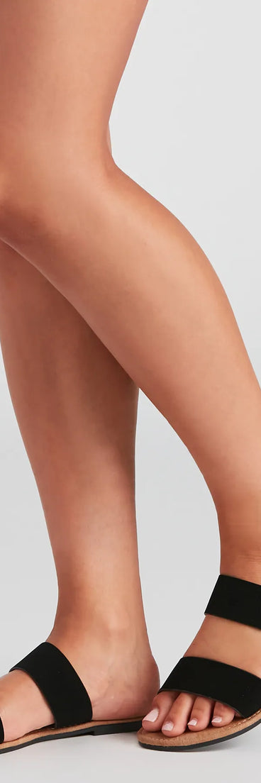 Let It Slide Nubuck Strap Sandals