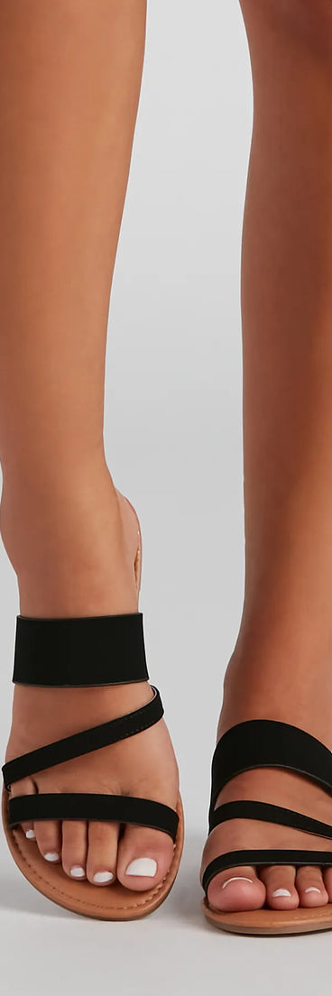 So Perfect Nubuck Strap Sandals