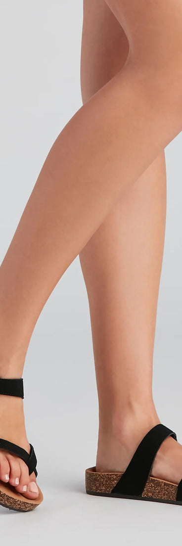 Catch Feels Dual Buckle Sandals