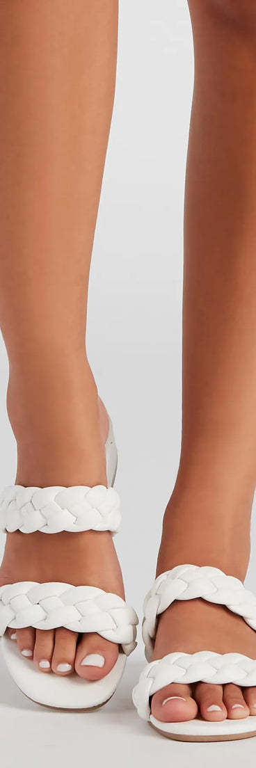Eyes On Style Braid Strap Sandals