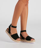 Effortless Nubuck Espadrille Sandals
