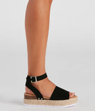 Effortless Nubuck Espadrille Sandals