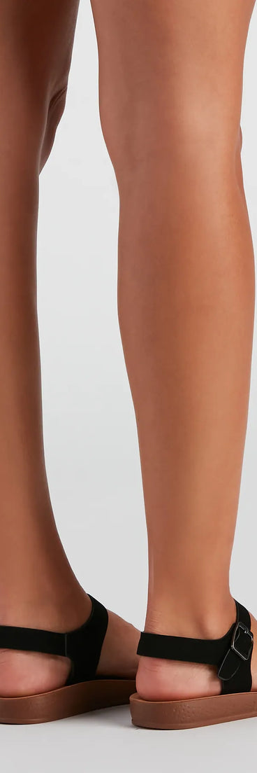 Summer Days Basic Strap Sandals