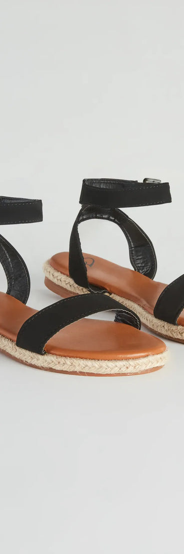 Resort Worthy Espadrille Flat Sandals