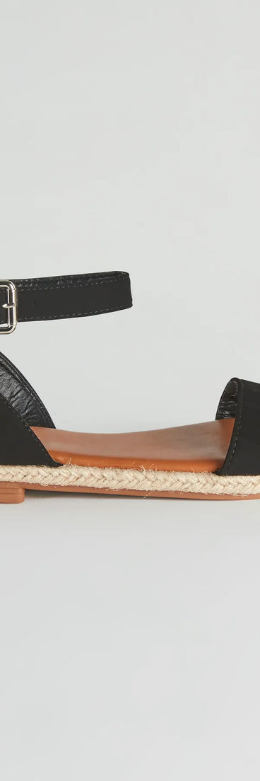 Resort Worthy Espadrille Flat Sandals