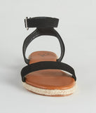 Resort Worthy Espadrille Flat Sandals