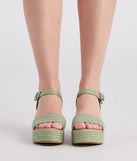 Sunny Days Ahead Espadrille Platform Sandals