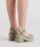 Sunny Days Ahead Espadrille Platform Sandals
