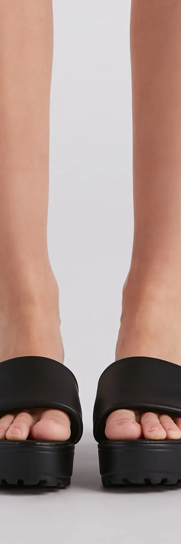 Total Trendsetter Chunky Platform Sandals