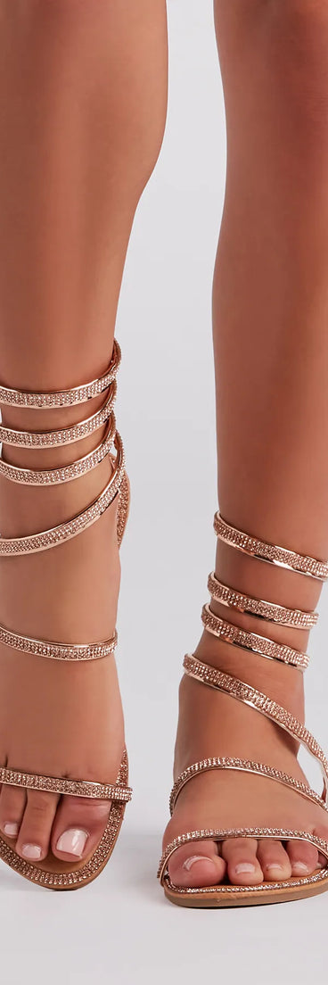 
Upgrade your style game for 2025 with the Level Up Rhinestone Spiral Sandals, perfect for any fashion-forward wardrobe.